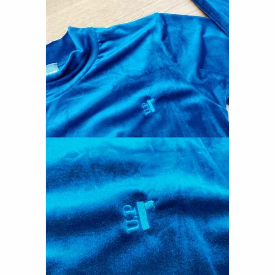 U.P renoma(ユーピーレノマ)のc）M）紺）ユーピーレノマ★ハイネック長袖Tシャツ フリースベロアTH252U2 メンズのアンダーウェア(その他)の商品写真