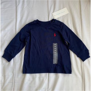 ポロラルフローレン(POLO RALPH LAUREN)の【ポロ ラルフローレン】ロンT 6Mサイズ NAVY(Ｔシャツ)