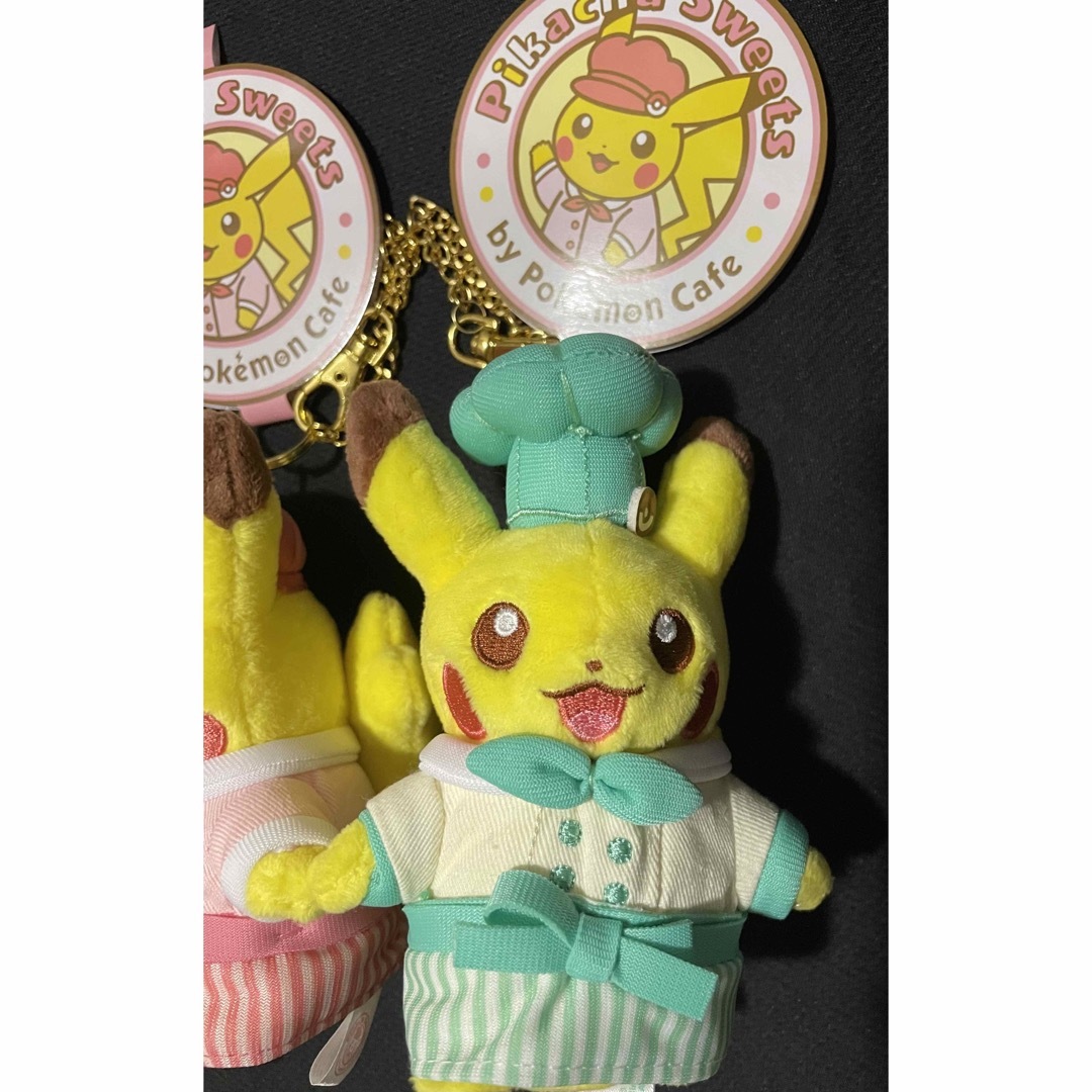 新品未使用品❤️ポケモンカフェ　ピカチュウ　マスコット　池袋限定含む3体セット