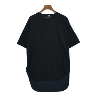 エイトン(ATON)のATON エイトン Tシャツ・カットソー 1(S位) 黒 【古着】【中古】(カットソー(半袖/袖なし))