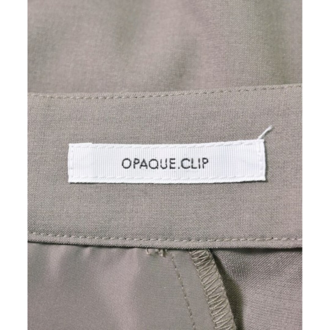 OPAQUE.CLIP(オペークドットクリップ)のOPAQUE.CLIP スラックス 36(S位) ベージュ 【古着】【中古】 レディースのパンツ(その他)の商品写真