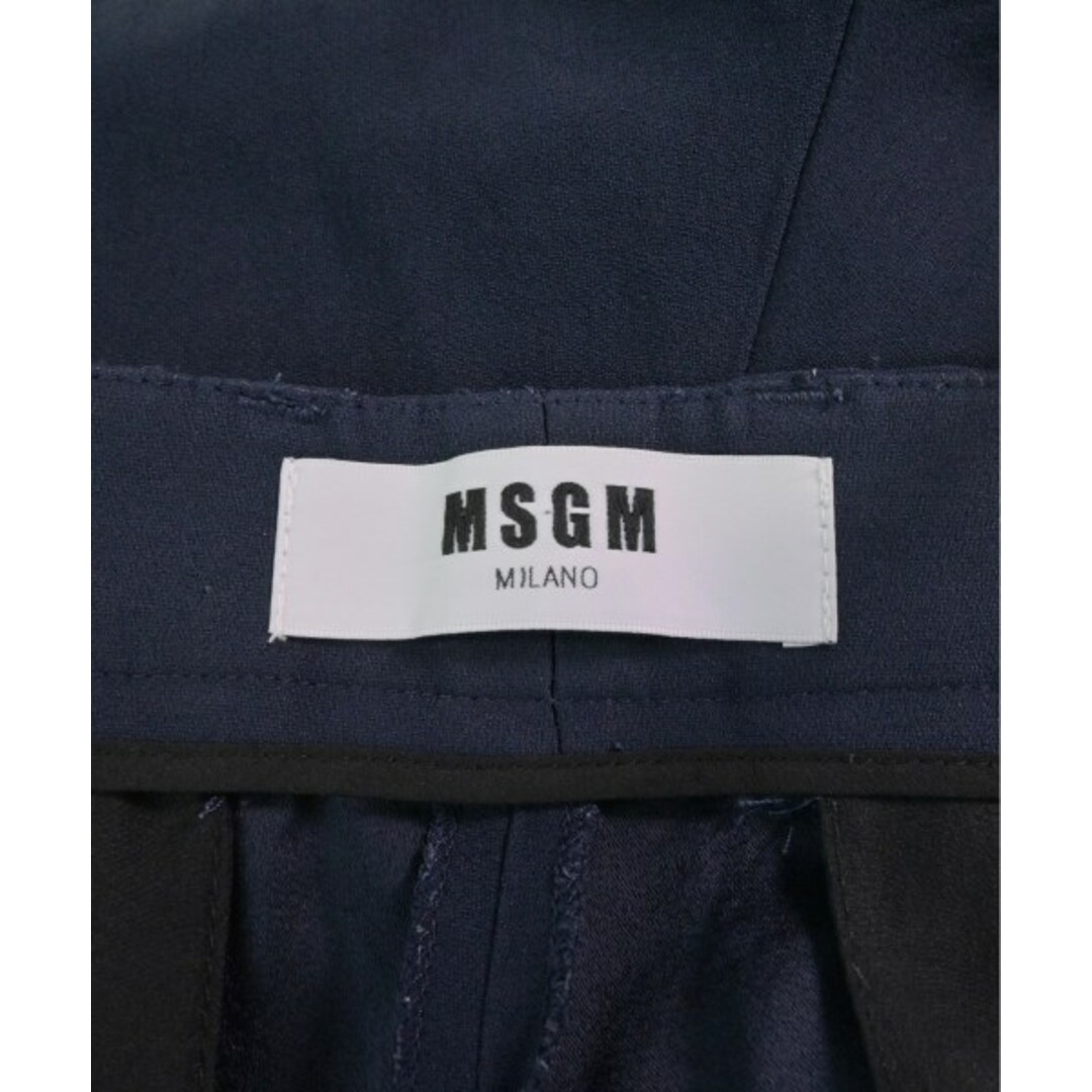 あり光沢MSGM エムエスジーエム スラックス 38(S位) 紺