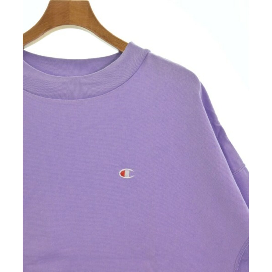 Champion(チャンピオン)のCHAMPION チャンピオン Tシャツ・カットソー M 紫 【古着】【中古】 レディースのトップス(カットソー(半袖/袖なし))の商品写真