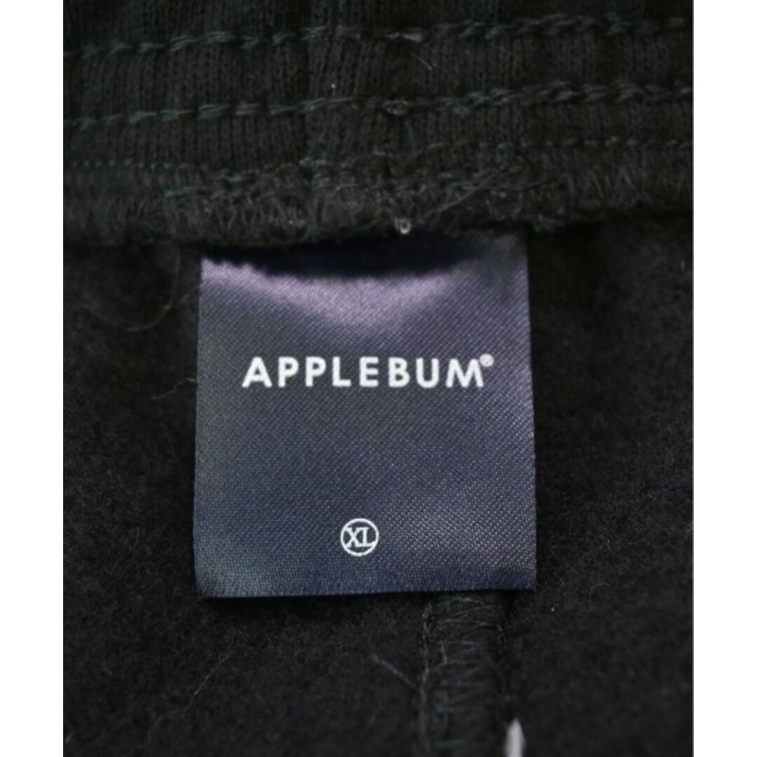 APPLEBUM(アップルバム)のAPPLEBUM アップルバム スウェットパンツ XL 黒 【古着】【中古】 メンズのパンツ(その他)の商品写真