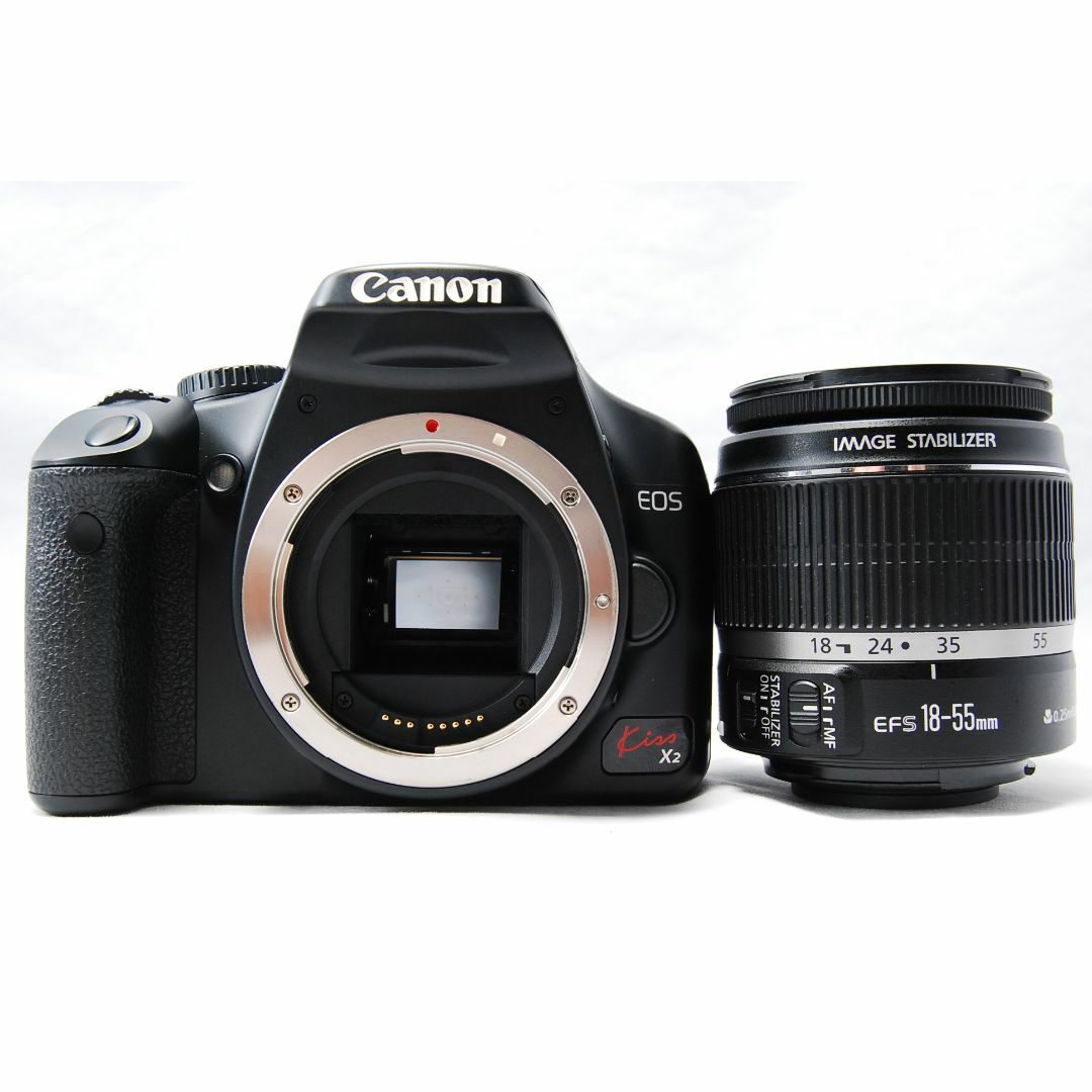 Canon kiss X2 18-55mm レンズ付き