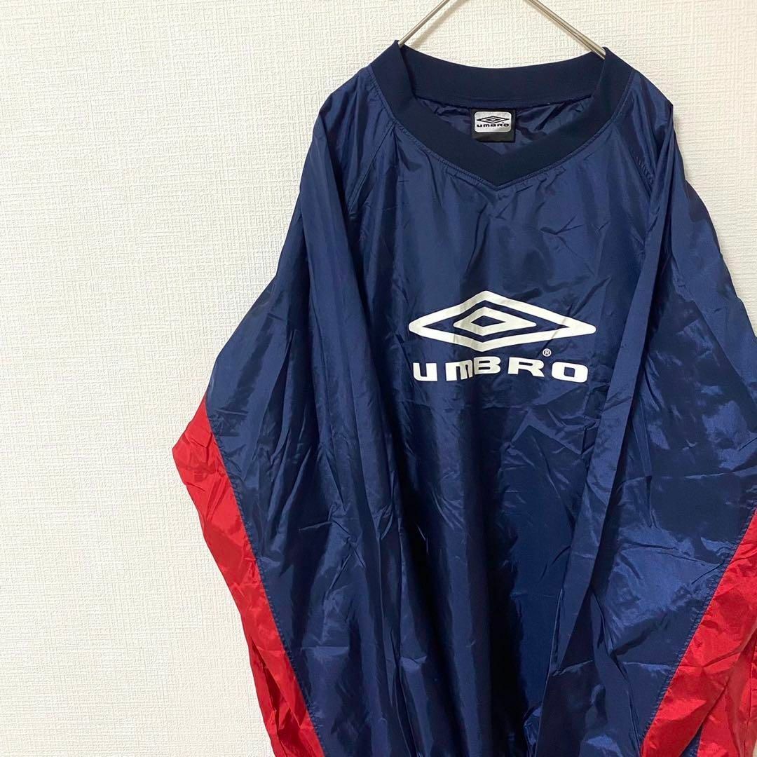 90s umbro アンブロ  テック　ジャージ 素材　ピステ