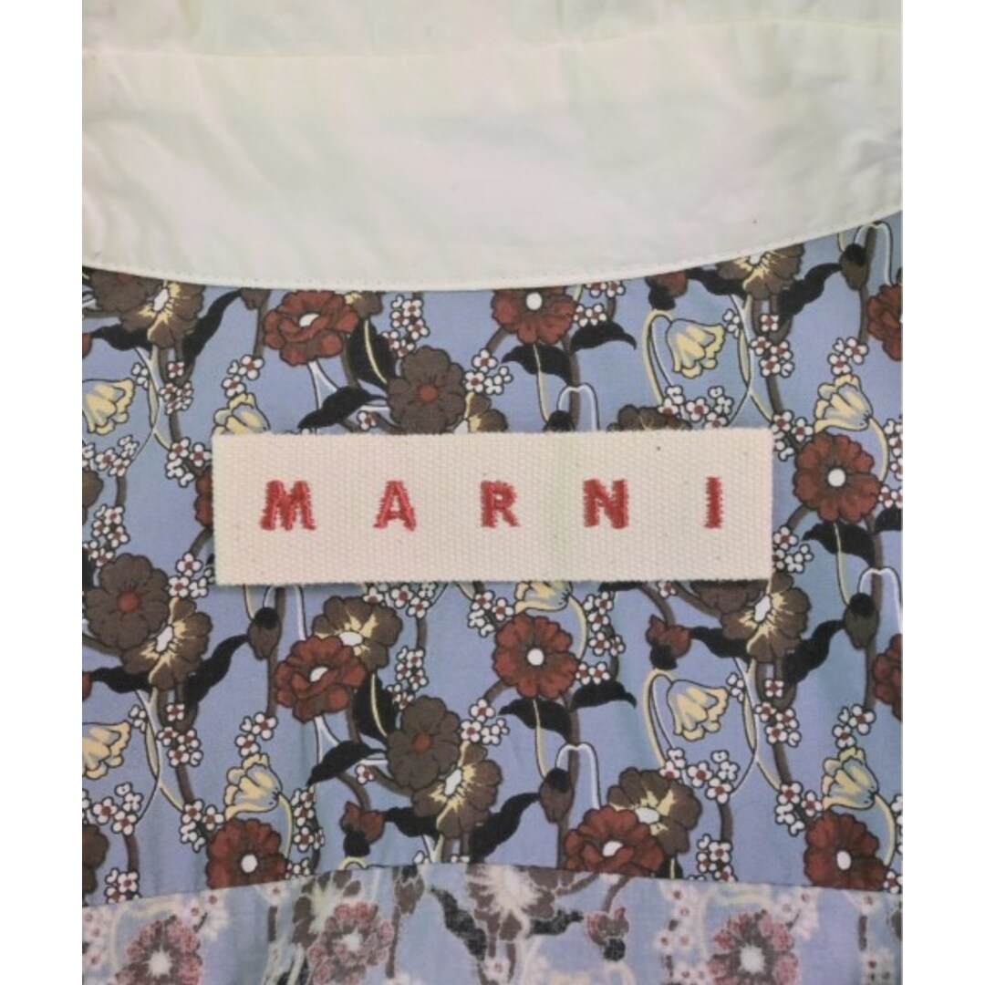 Marni(マルニ)のMARNI マルニ カジュアルシャツ -(M位) ブルーグレー系等(花柄) 【古着】【中古】 レディースのトップス(シャツ/ブラウス(長袖/七分))の商品写真