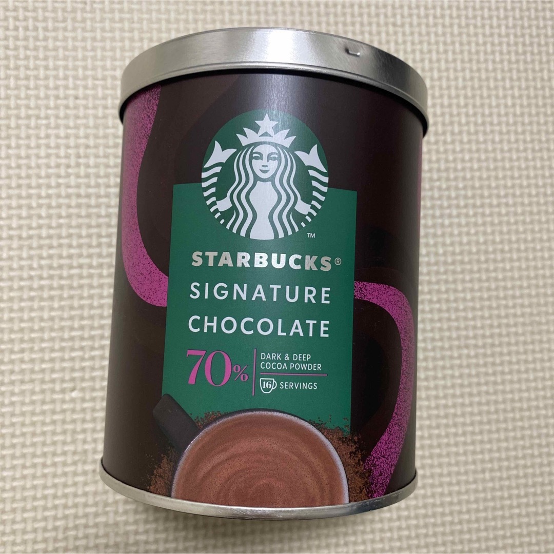 Starbucks(スターバックス)のスターバックス ホットチョコレート 70％   1缶 食品/飲料/酒の食品(その他)の商品写真