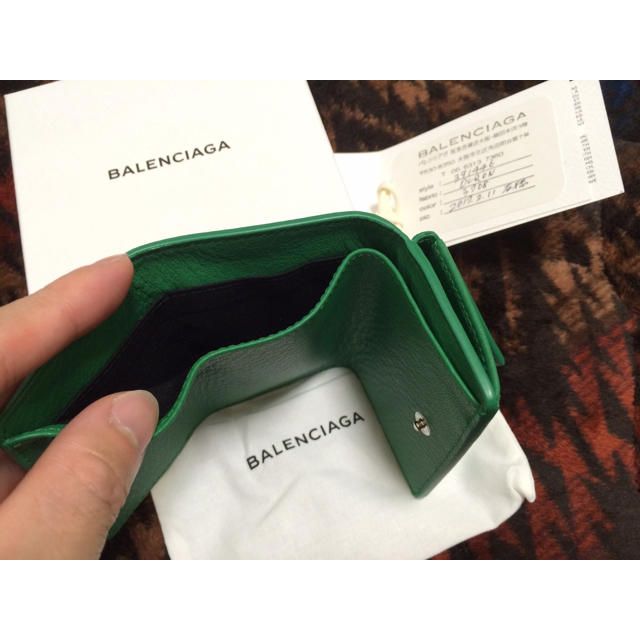 Balenciaga - 新品未使用 激レアカラー バレンシアガ 三つ折り ミニ