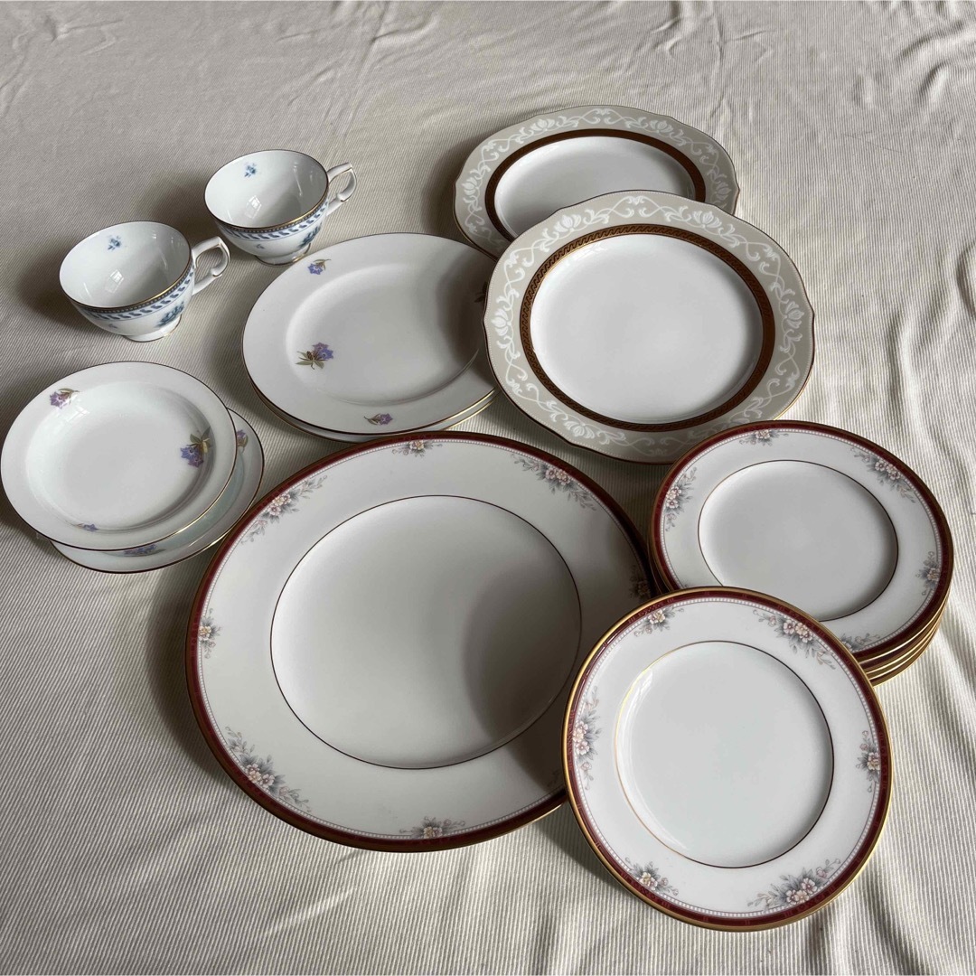 Noritake(ノリタケ)のノリタケ 大倉陶園 まとめ売り 14点セット インテリア/住まい/日用品のキッチン/食器(食器)の商品写真