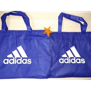 アディダス(adidas)のadidas Big 不織布バッグ2点セット マチあり アディダス(その他)