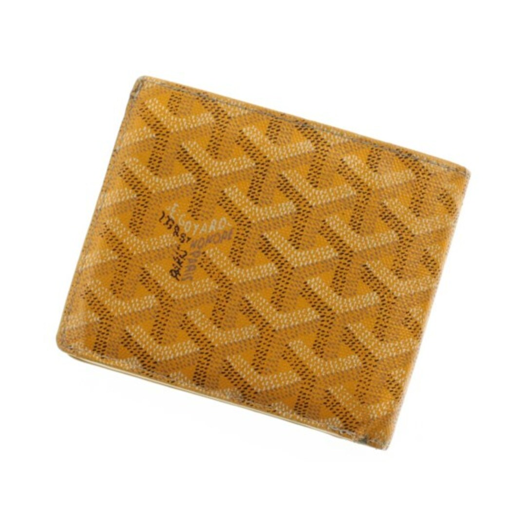 GOYARD - GOYARD ゴヤール 財布・コインケース - 黄系(総柄) 【古着