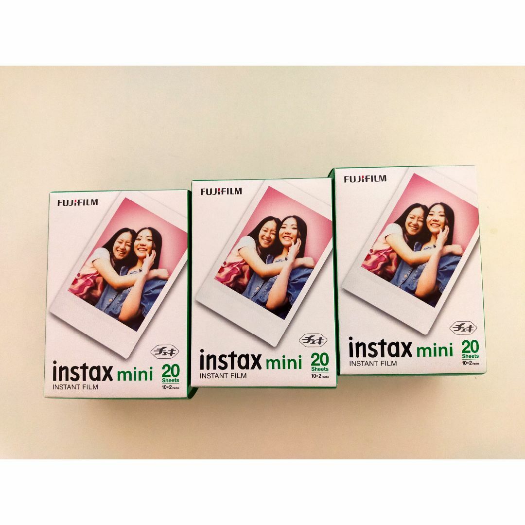 フィルムカメラ富士フィルム カラー チェキフィルム instax mini 20枚