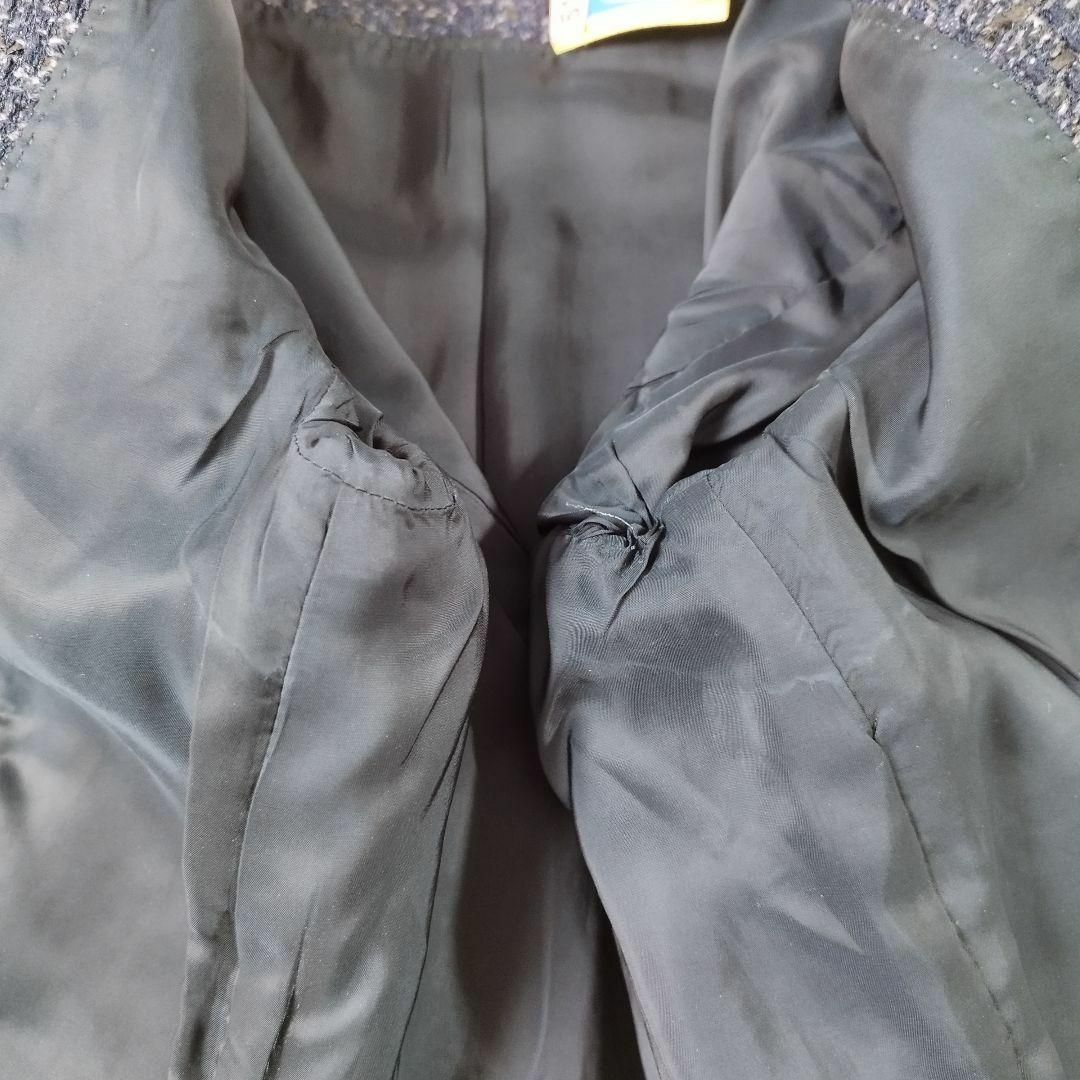 Theory luxe(セオリーリュクス)のセオリーリュクス ノーカラーツイードセットアップスーツ フォーマル  38 M レディースのフォーマル/ドレス(スーツ)の商品写真