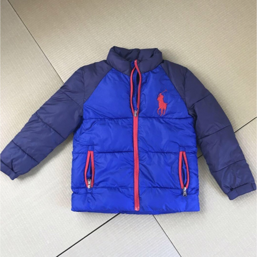 POLO RALPH LAUREN(ポロラルフローレン)の美品★ラルフローレン　ダウンコート★サイズ7 ポロビックポニー　ダウン130㌢ キッズ/ベビー/マタニティのキッズ服男の子用(90cm~)(ジャケット/上着)の商品写真