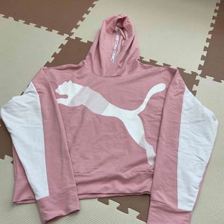 プーマ(PUMA)のPUMA レディース パーカー Lサイズ ピンク(パーカー)