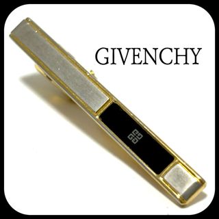 ジバンシィ(GIVENCHY)のジバンシー  ネクタイピン  ブラック×シルバー  タイピン  お洒落✨(ネクタイピン)