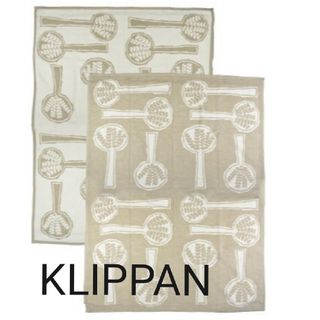 クリッパン(KLIPPAN)のクリッパン シュニール コットン ブランケット 180×140cm(毛布)