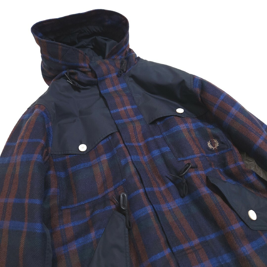 FRED PERRY - 【美品】FRED PERRY パネルフィッシュテールパーカー