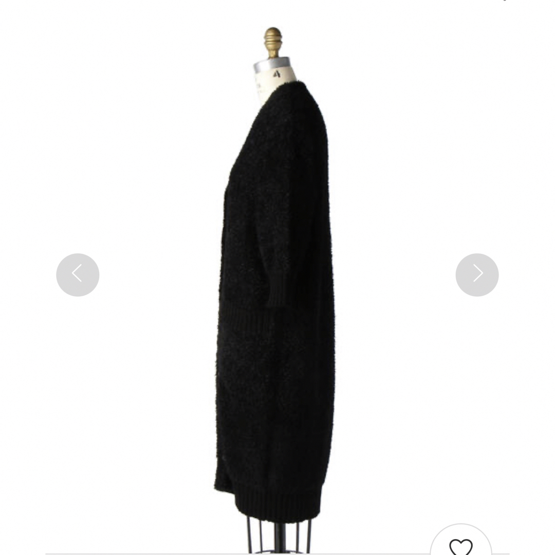 ¥73,700 Drawer 3Gコットンへアリーカーディガン ロング