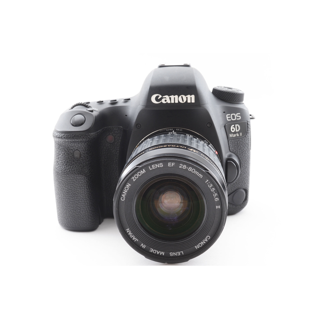 美品　Canon EOS 6D Mark II 標準レンズセットEF 28-80バッテリー
