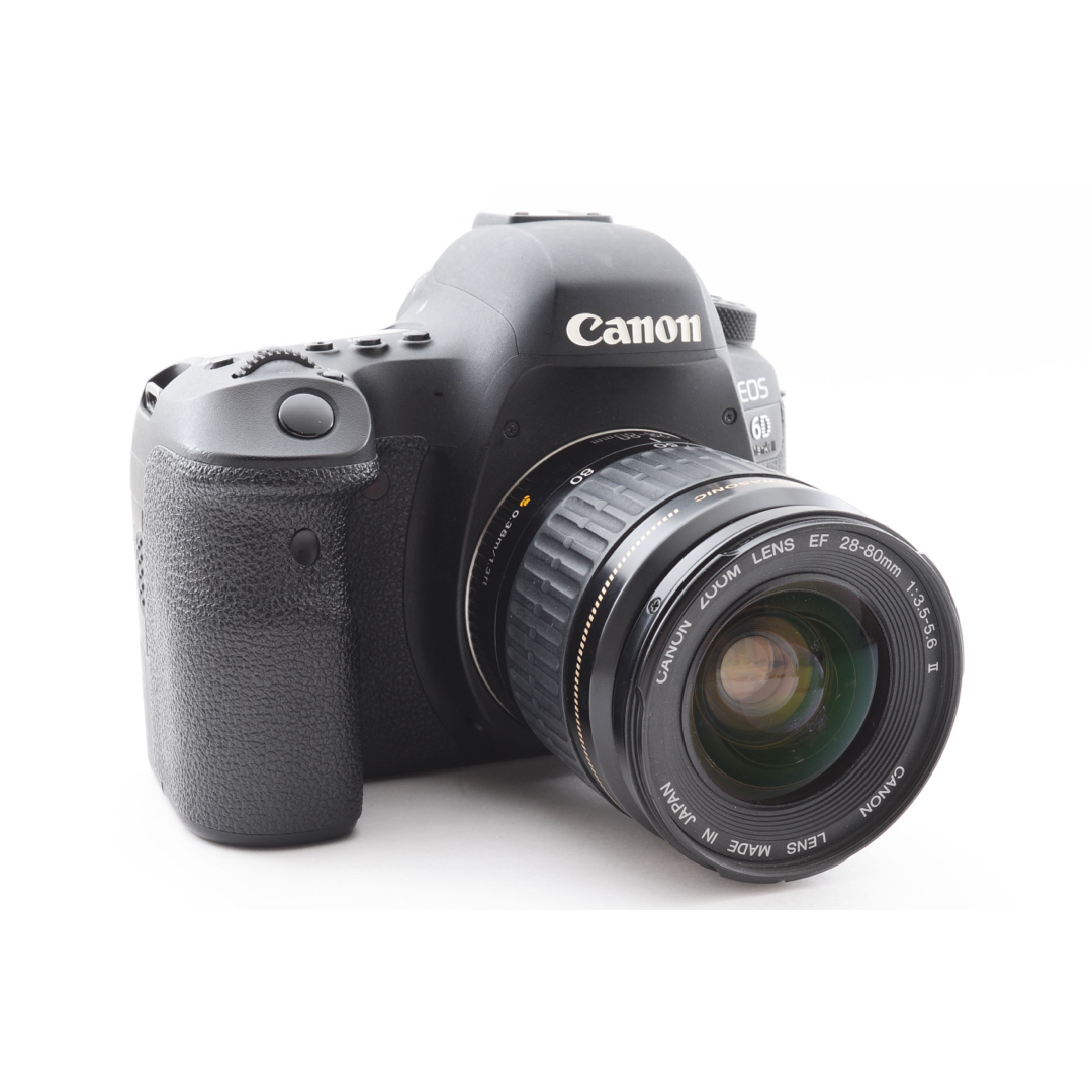 美品　Canon EOS 6D Mark II 標準レンズセットEF 28-80バッテリー