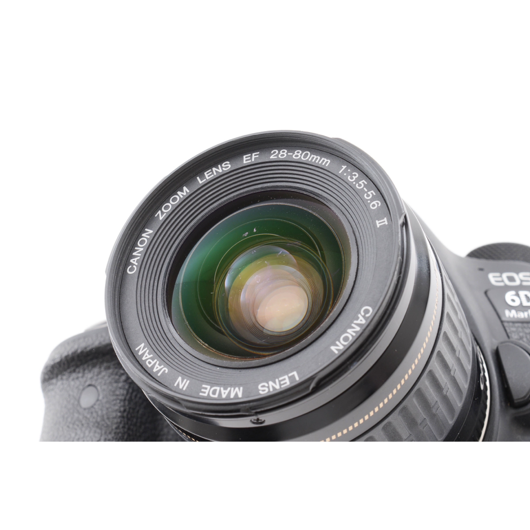 美品　Canon EOS 6D Mark II 標準レンズセットEF 28-80バッテリー