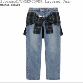 シュプリーム(Supreme)のsupreme undercover layered jean 32(デニム/ジーンズ)