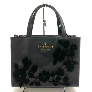 ケイトスペードニューヨーク(kate spade new york)のケイトスペード ハンドバッグ美品  - 黒(ハンドバッグ)