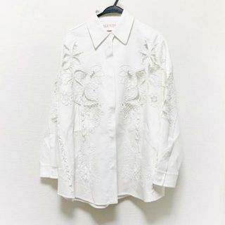 ヴァレンティノ(VALENTINO)のバレンチノ ブルゾン サイズ38 M美品  - 白(ブルゾン)