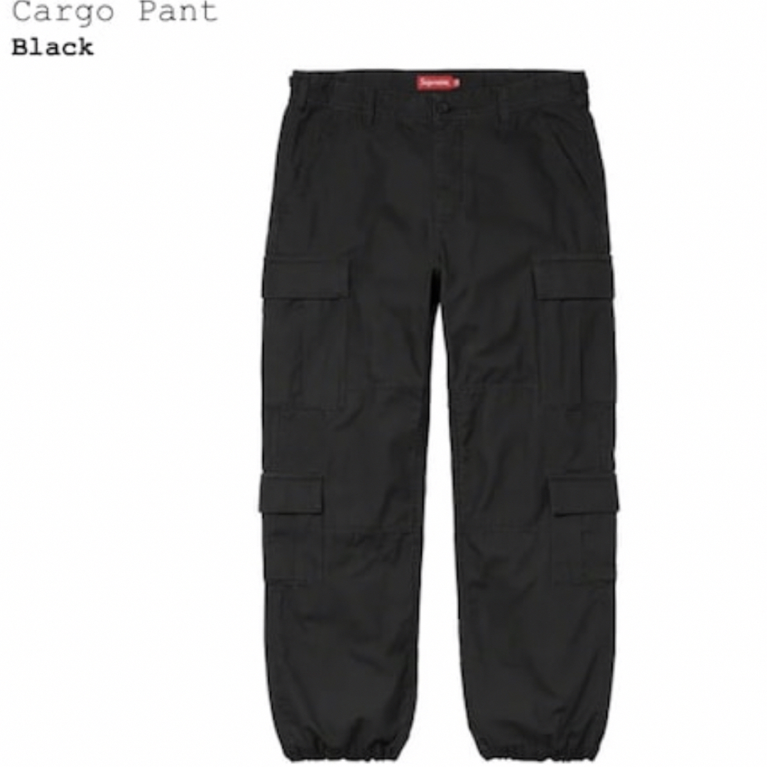 supreme cargo pant 32 ブラック