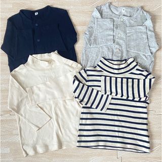 ムジルシリョウヒン(MUJI (無印良品))の無印良品　3枚セット 90サイズ(Tシャツ/カットソー)