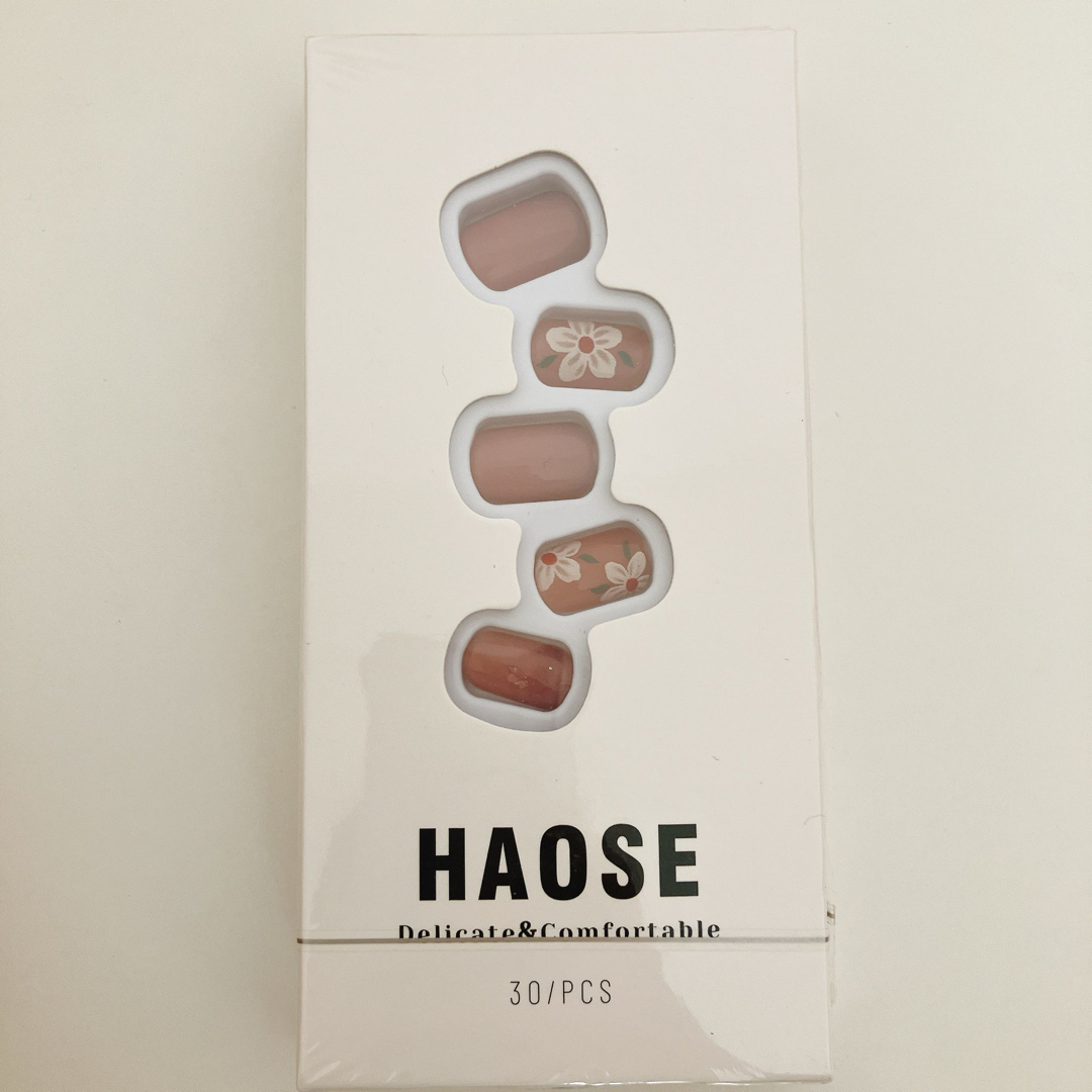 HAOSE ネイルチップ ベリーショートネイル チップ コスメ/美容のネイル(つけ爪/ネイルチップ)の商品写真