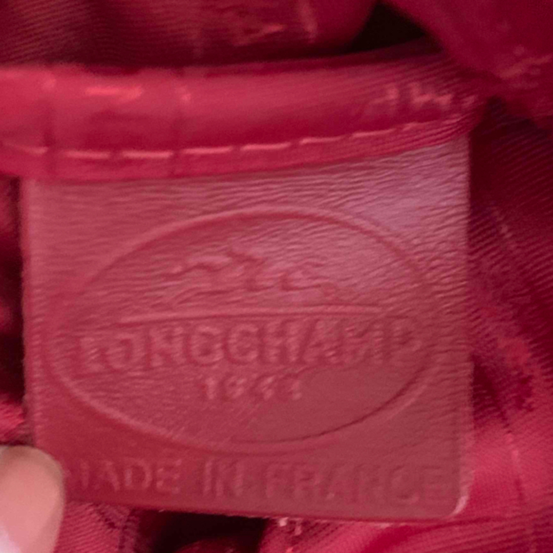 LONGCHAMP(ロンシャン)の美品　LONGCHAMP ロンシャン　パテントレザー　ハンドバッグ　黒　 レディースのバッグ(ハンドバッグ)の商品写真