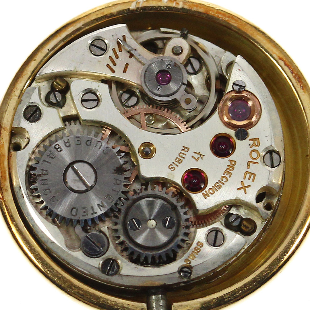ROLEX(ロレックス)の訳あり ロレックス ROLEX 4784 プレシジョン K18YG スモールセコンド 手巻き レディース _768585 レディースのファッション小物(腕時計)の商品写真