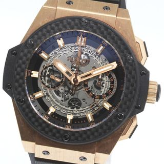 ウブロ(HUBLOT)のウブロ HUBLOT 701.OQ.0180.RX キングパワー ウニコ キングゴールド K18PG クロノグラフ 自動巻き メンズ 良品 保証書付き_754536(腕時計(アナログ))