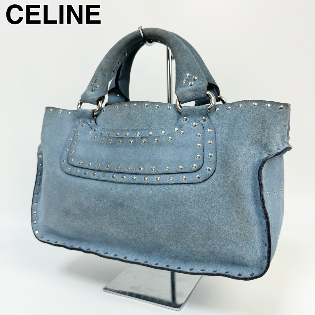 ブギーバッグ23J29 CELINE セリーヌ ブギーバッグ スエード スタッズ