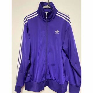 90'sadidasアディダストラックジャケットジャージパープル紫Lエヴァカラー