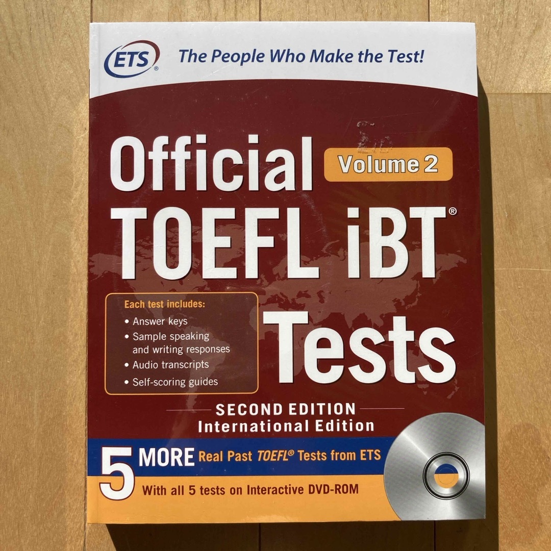Official TOEFL iBT Tests Vol.2 エンタメ/ホビーの本(資格/検定)の商品写真