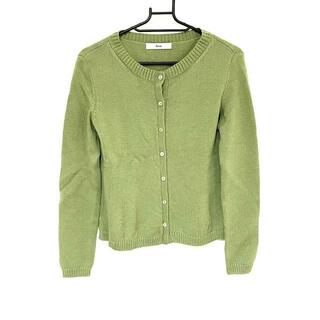 Rene  綺麗なグリーンのウールセーター　34