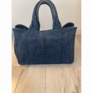 PRADA - プラダ カナパ トート ハンドバッグ トートバッグ デニム
