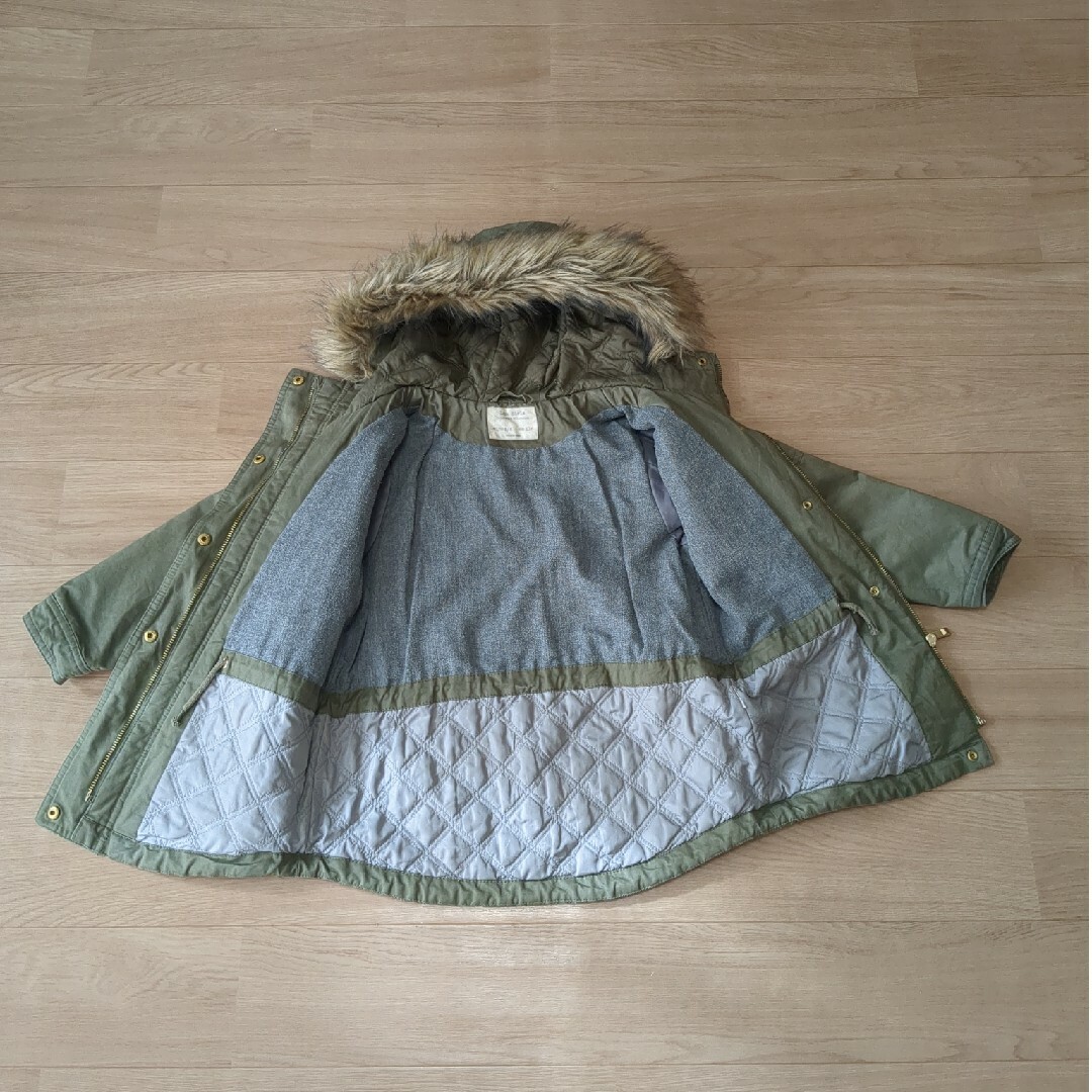 ZARA KIDS(ザラキッズ)のZara　Girls　モッズコート　116cm キッズ/ベビー/マタニティのキッズ服女の子用(90cm~)(コート)の商品写真