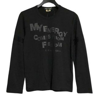 極美品 プレイコムデギャルソン 長袖Tシャツ レディース ブラック サイズM-