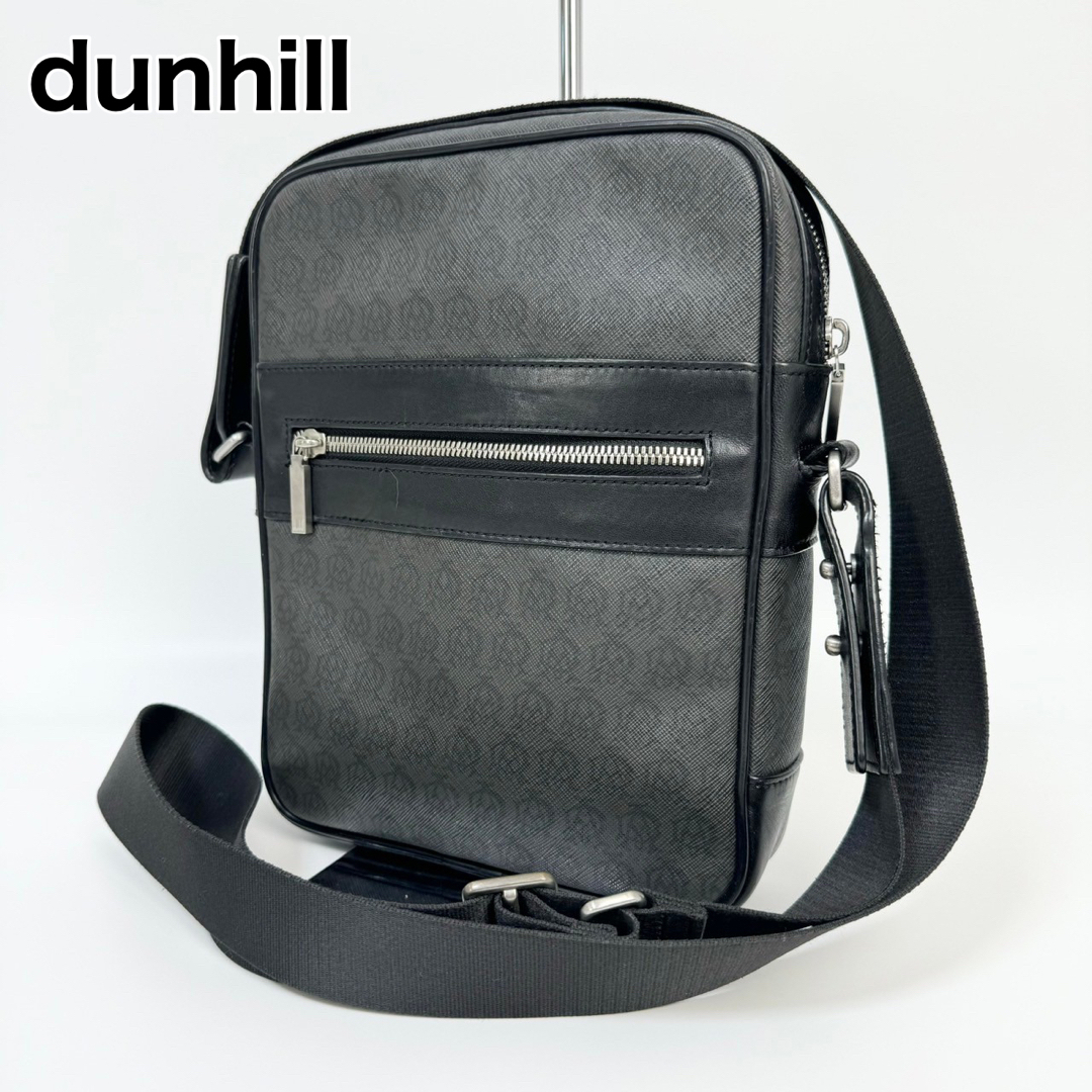 23J34 dunhill ダンヒル ショルダーバッグ PVC 斜め掛け