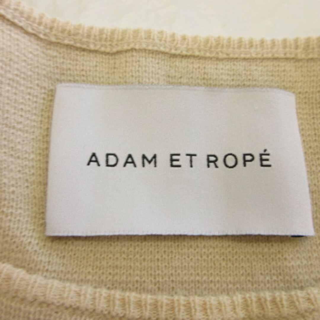 Adam et Rope'(アダムエロぺ)のアダムエロペ Adam et Rope' ニット セーター 長袖 ベージュ M レディースのトップス(ニット/セーター)の商品写真