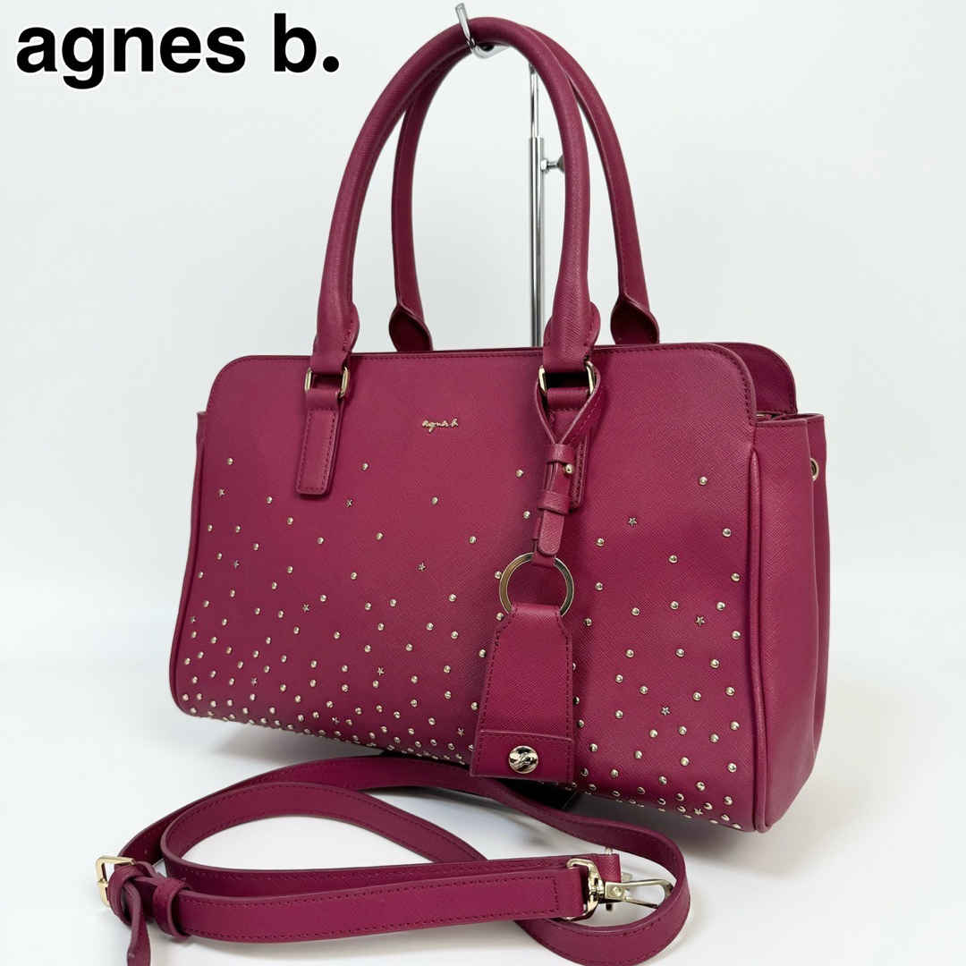 agnes b.(アニエスベー)の23J36 agnes b  アニエスべー ハンドバッグ 2way ショルダー レディースのバッグ(ショルダーバッグ)の商品写真