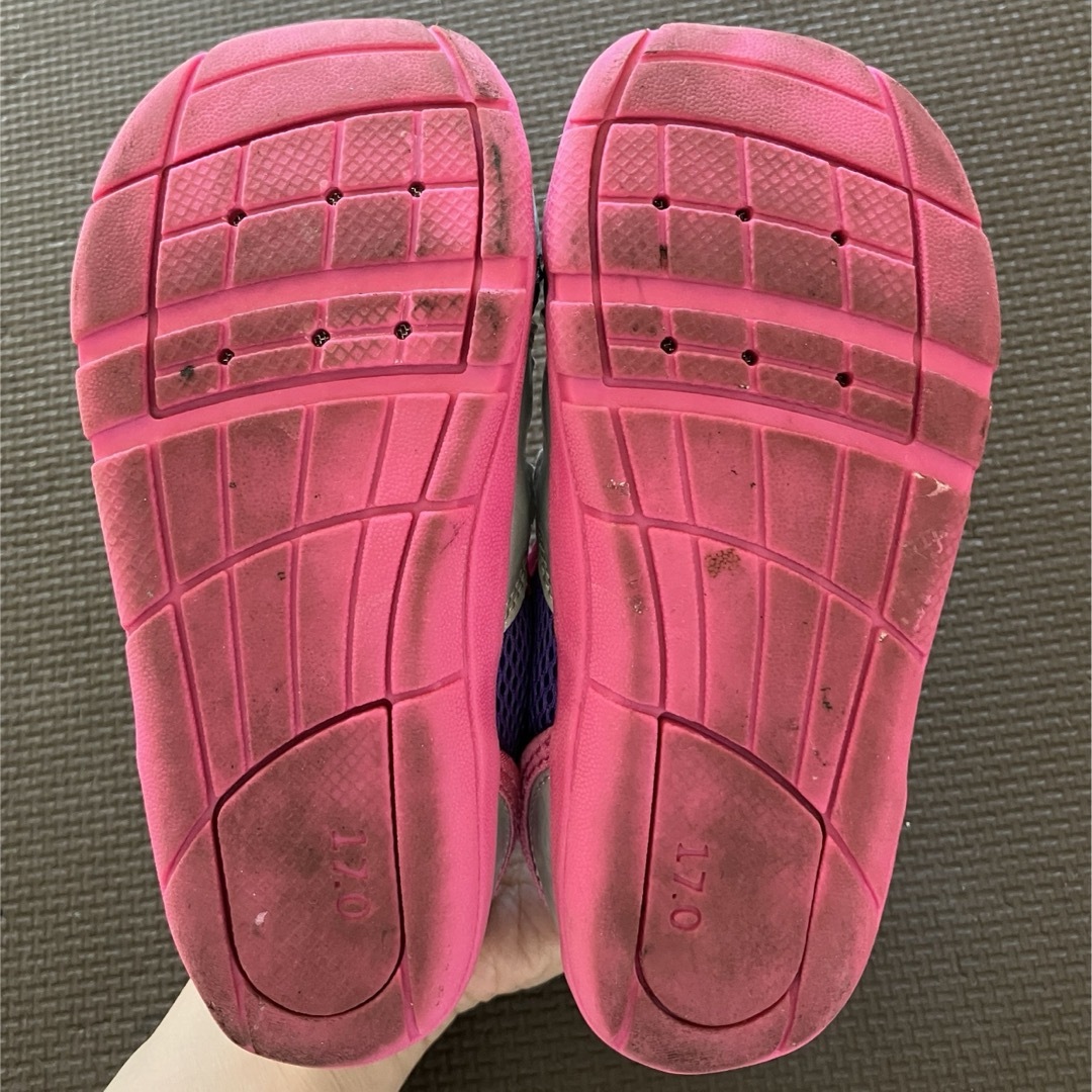 MOONSTAR (ムーンスター)のキッズ靴　17cm EE キッズ/ベビー/マタニティのキッズ靴/シューズ(15cm~)(スニーカー)の商品写真