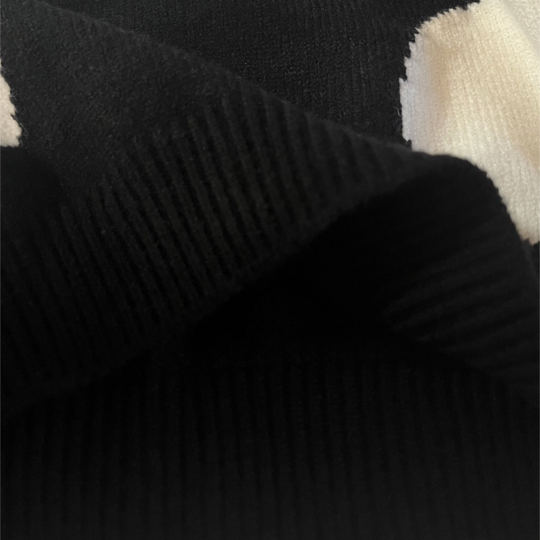大きな丸のセーター　90cm キッズ/ベビー/マタニティのキッズ服男の子用(90cm~)(ニット)の商品写真