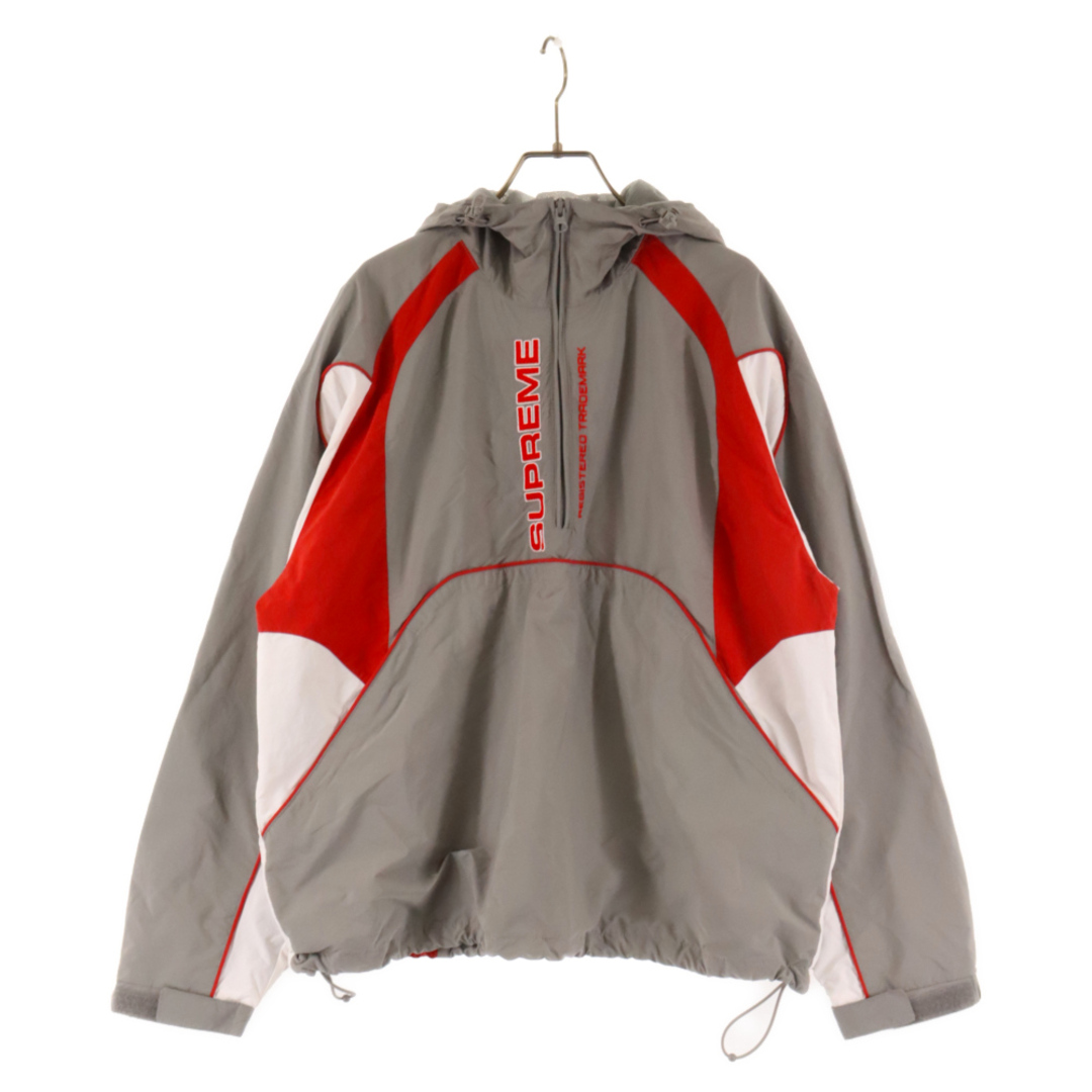 SUPREME 22aw PANELED HALF ZIP PULLOVER - evc.co.il