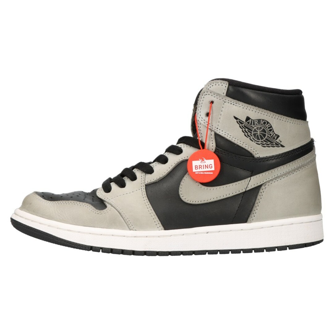 NIKE ナイキ AIR JORDAN 1 HIGH OG SHADOW 2.0 エアジョーダン1レトロ ハイ OG シャドー2.0 ハイカットスニーカー US10/28.0cm 555088-035 ブラック/グレー